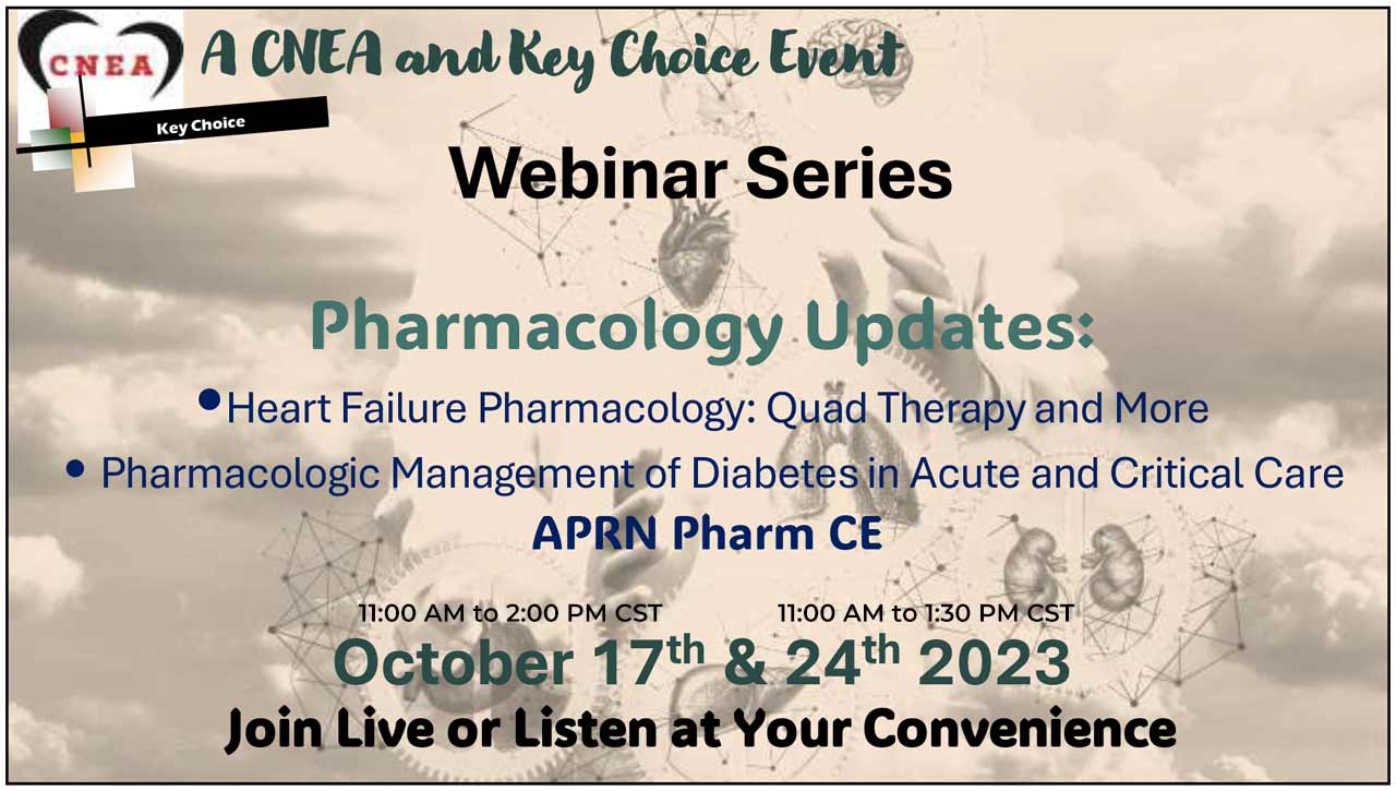 Pharmacology Updates Webinar Series